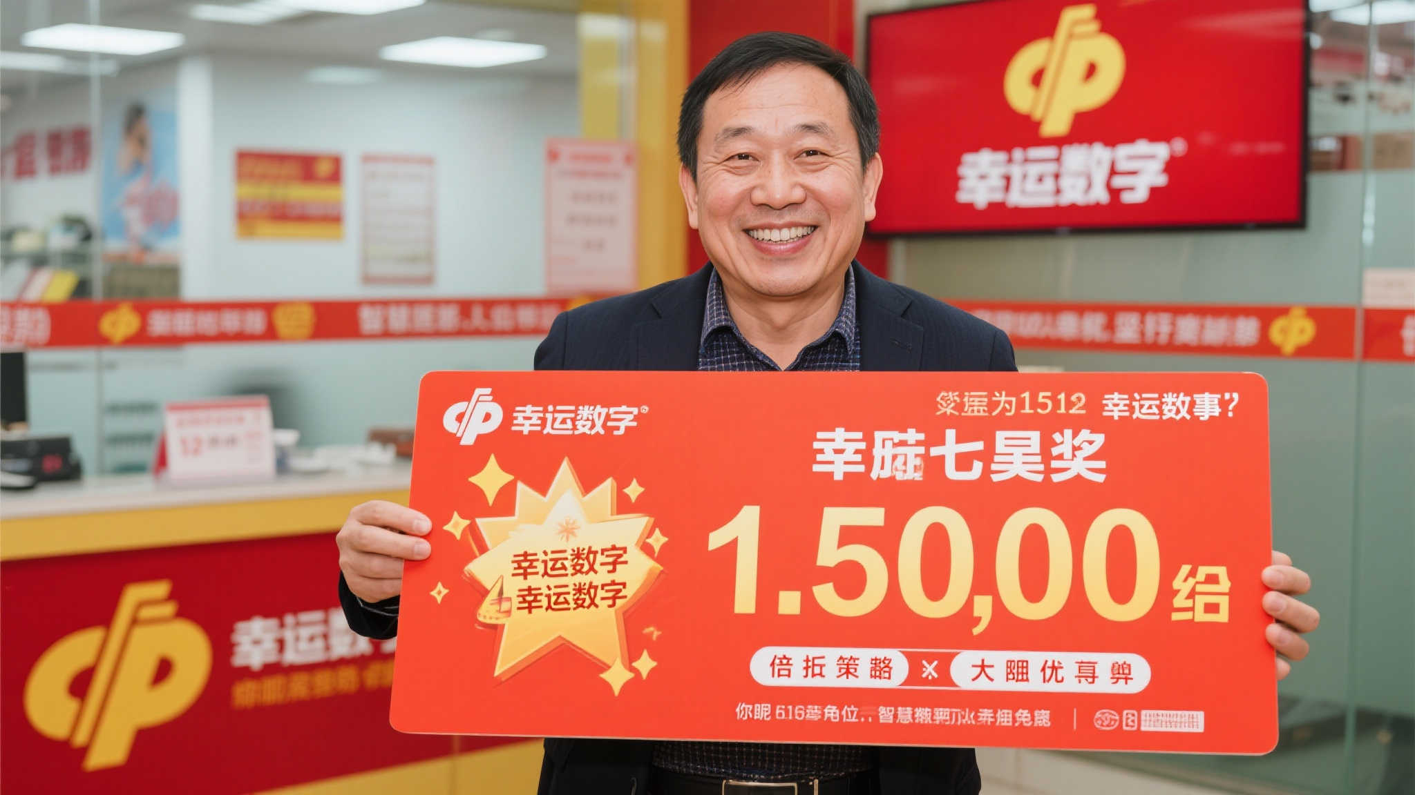 七星彩1.5亿大奖得主隔天迅速领奖 日期巧合促成倍投