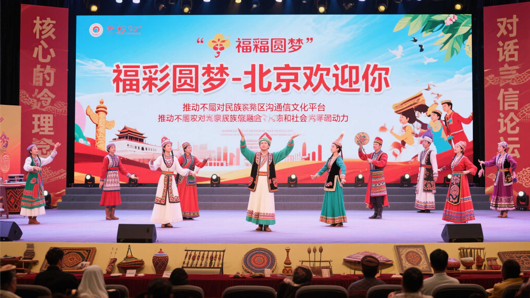 北京欢迎你—民族团结一家亲福彩圆梦活动启幕 北京欢迎你—民族团结一家亲福彩圆梦活动启幕