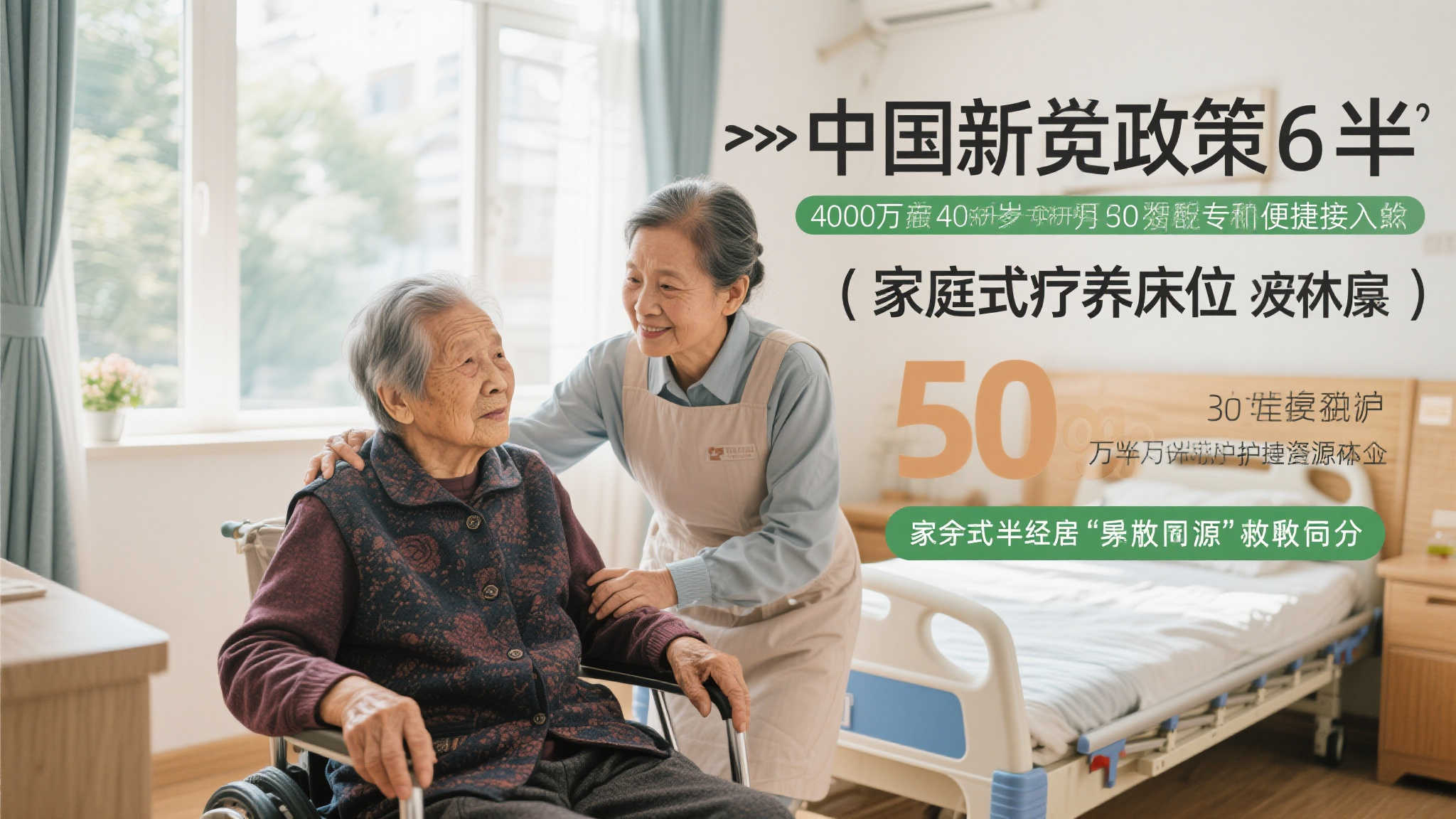 利用中央专项彩票公益金,为失能老人打造10万家庭养老床位 利用中央专项彩票公益金,为失能老人打造10万家庭养老床位