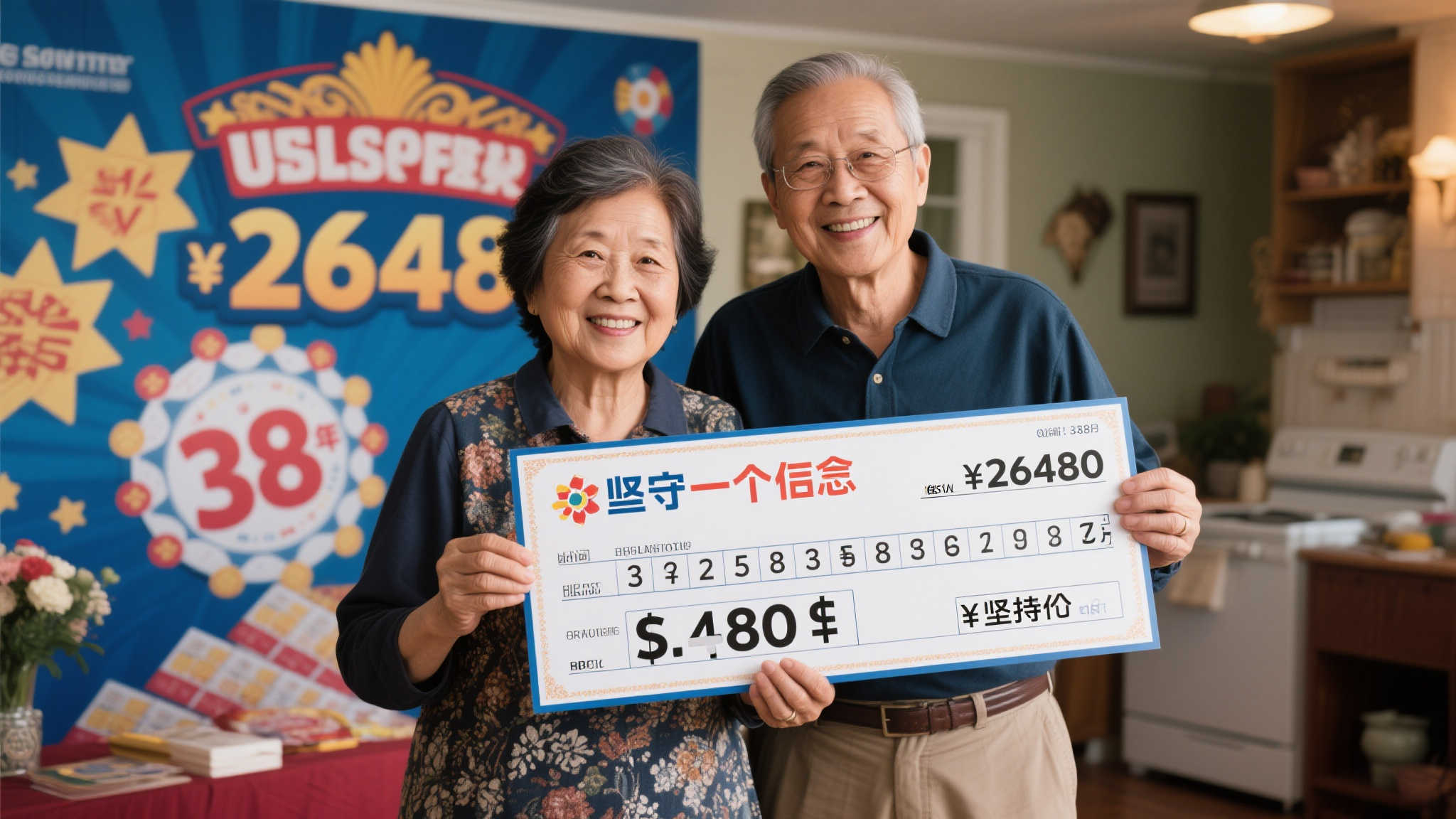 夫妇坚持38年同一号码,终获2648万大奖:告别家务生活 夫妇坚持38年同一号码,终获2648万大奖:告别家务生活