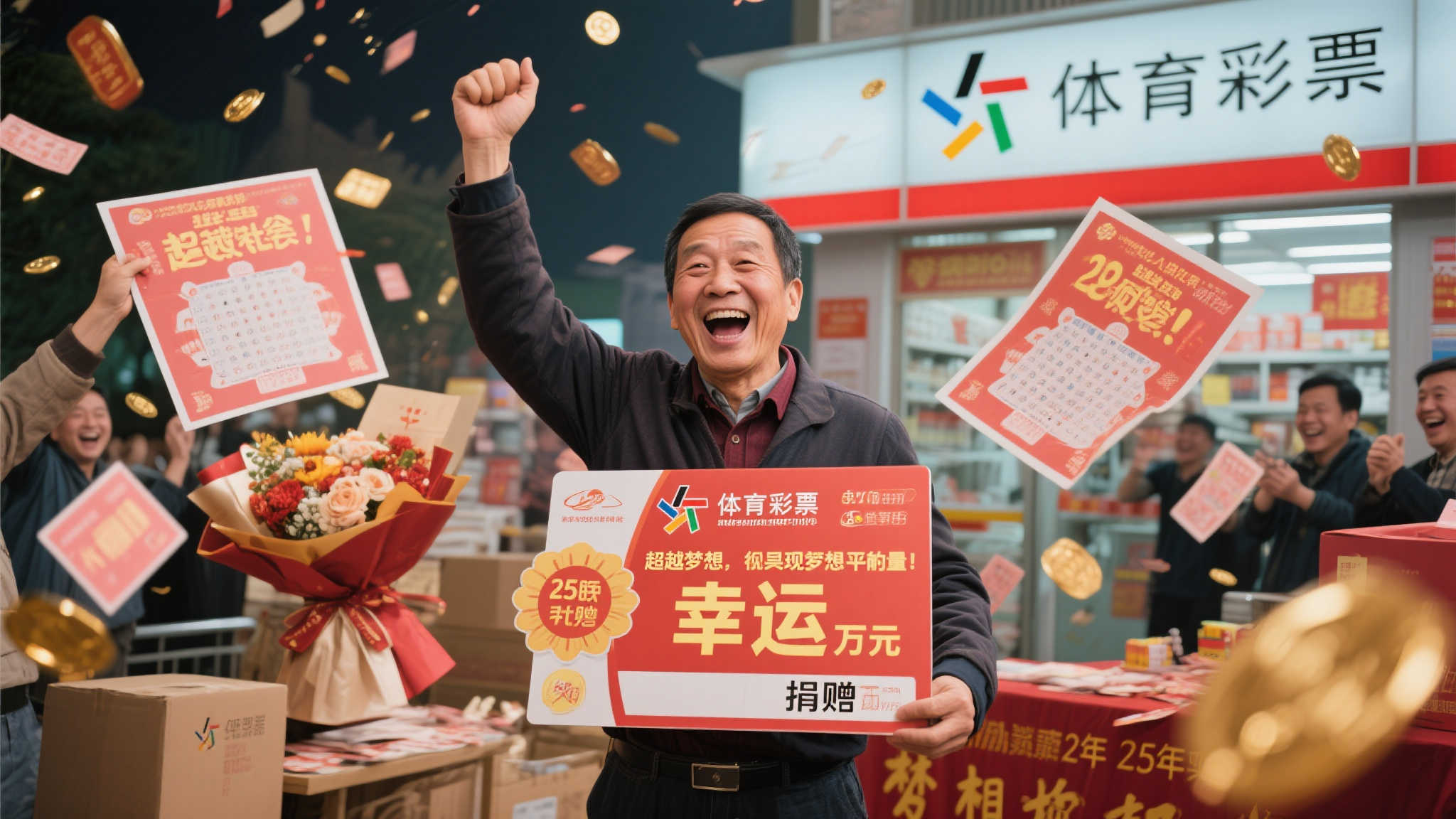 体彩2.4亿大奖得主慷慨捐款100万 25年购彩路激动到彻夜难眠 体彩2.4亿大奖得主慷慨捐款100万 25年购彩路激动到彻夜难眠